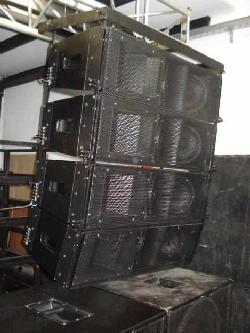 Sistema de sonido 4 x lado line array Alquiler para eventos